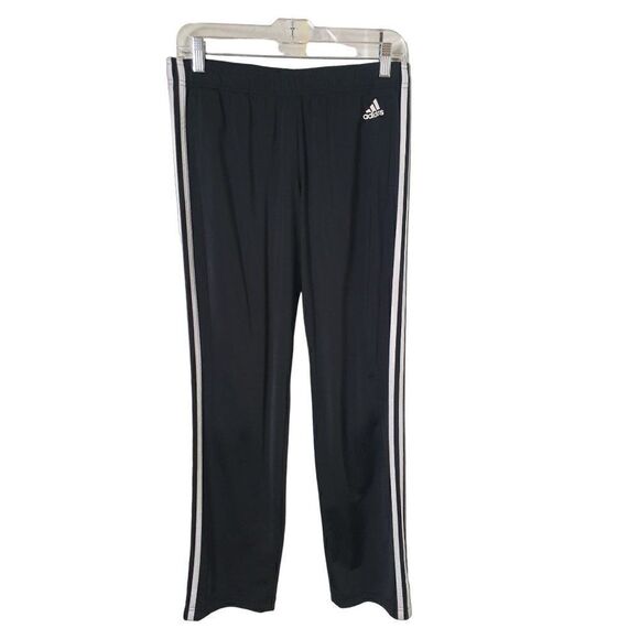 Adidas Women's Black Joggers 3-Stripe Workout Athletic Training Pants Medium - Picture 5 of 6